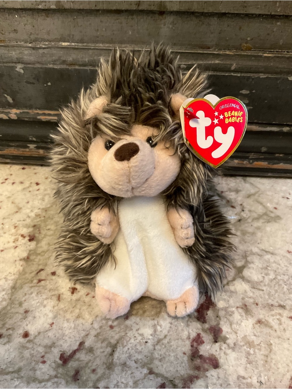 Ty Beanie Baby Plush Prickles Hedgehog